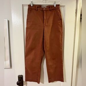 Everlane Straight-Leg Crop in Cocoa Size 6